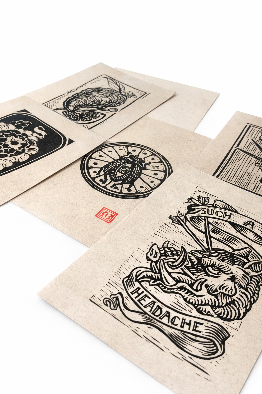 Impression linogravure